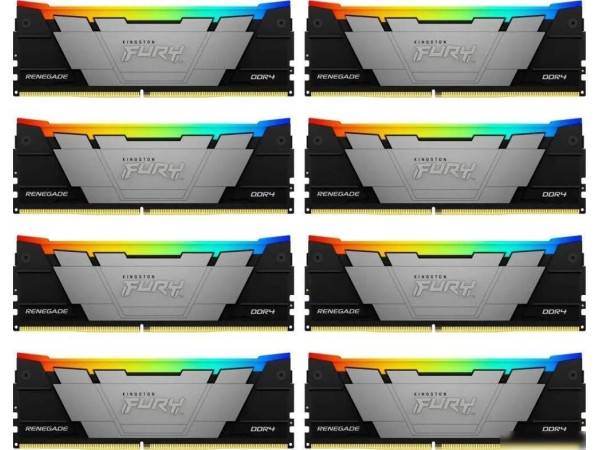 Оперативная память Kingston FURY Renegade RGB 8x32ГБ DDR4 3200 МГц KF432C16RB2AK8/256