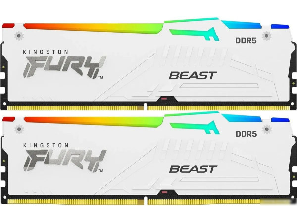 Оперативная память Kingston FURY Beast RGB 2x32ГБ DDR5 6000 МГц KF560C36BWEAK2-64