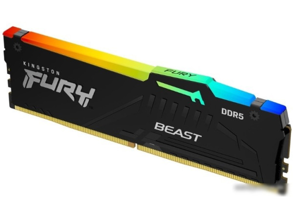 Оперативная память Kingston FURY Beast RGB 32ГБ DDR5 6400 МГц KF564C32BBEA-32