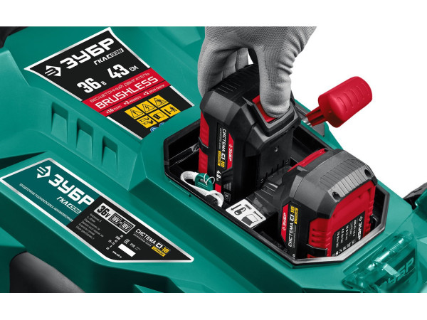 Газонокосилка Зубр Мастер ГКЛ-4336 (без АКБ)