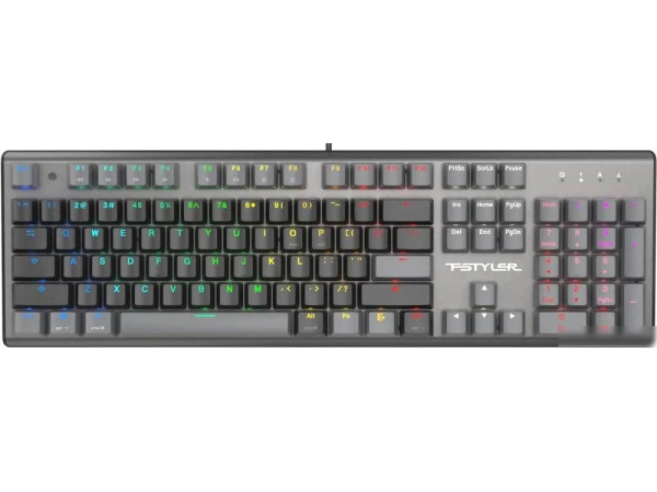 Клавиатура A4Tech Fstyler FS100 Neon (серый/черный)