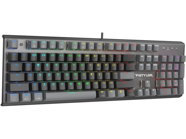 Клавиатура A4Tech Fstyler FS100 Neon (серый/черный)