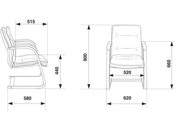 Офисный стул Бюрократ T-9927WALNUT-AV/IV (слоновая кость)