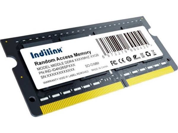 Оперативная память Indilinx 8ГБ DDR4 SODIMM 2666 МГц IND-ID4N26SP08X