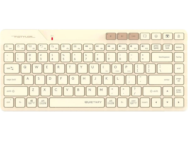 Клавиатура A4Tech Fstyler FBK26C AS (бежевый)
