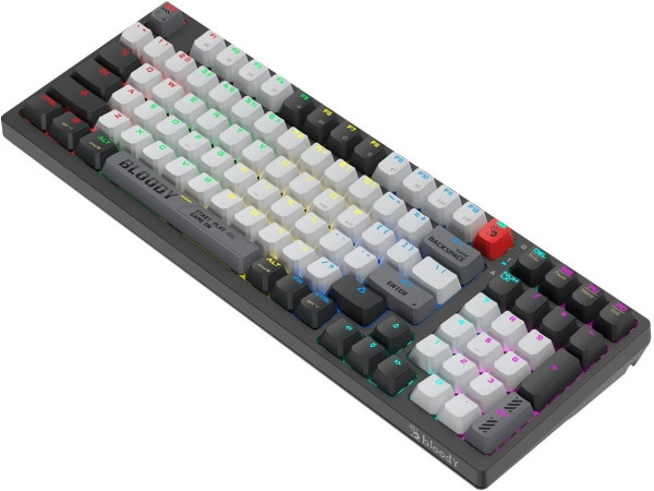 Клавиатура A4Tech Bloody WS98 Black & White (Bloody BLMS Red Plus)