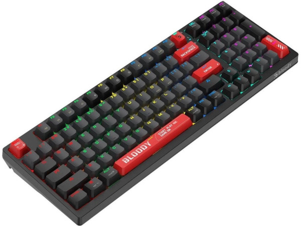 Клавиатура A4Tech Bloody WS98 Black & Red (Bloody BLMS Red Plus)