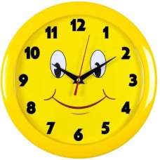 Настенные часы Бюрократ WallC-R81P23/Yellow