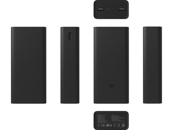 Внешний аккумулятор Xiaomi Mi Power Bank 3 PB3018ZM 30000mAh (черный)