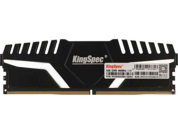 Оперативная память KingSpec Storm 8ГБ DDR5 4800 МГц KS4800D5M11008G