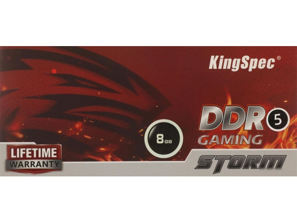 Оперативная память KingSpec Storm 8ГБ DDR5 4800 МГц KS4800D5M11008G