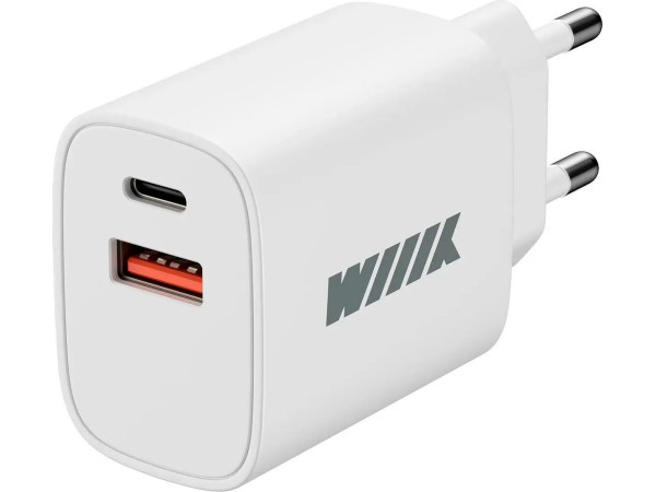 Сетевое зарядное WIIIX UNN-1-2-04-W (белый)