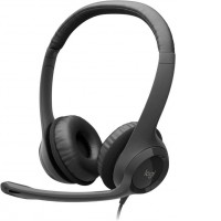 Офисная гарнитура Logitech H390 (черный)