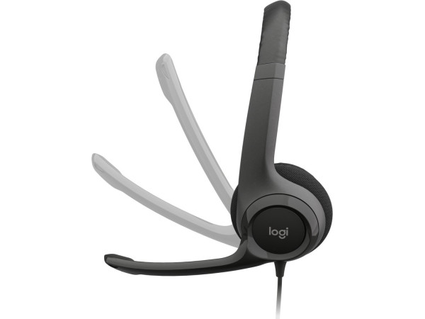 Офисная гарнитура Logitech H390 (черный)