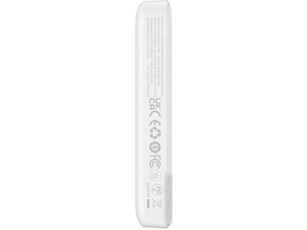 Внешний аккумулятор Baseus Magnetic Mini Air Wireless Fast Charge Power Bank 20W 10000mAh (белый)