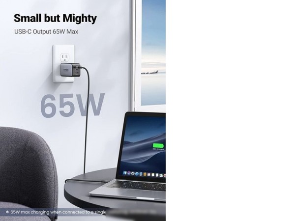 Сетевое зарядное Ugreen CD244 10335 (черный)