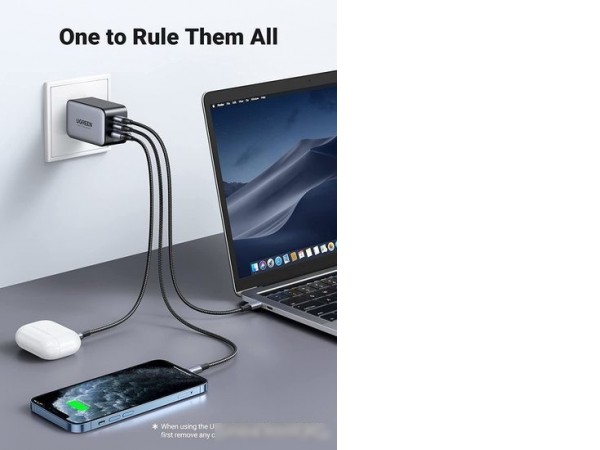 Сетевое зарядное Ugreen CD244 10335 (черный)