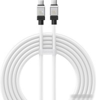 Кабель Baseus CoolPlay Series Fast Charging Cable 100W USB Type-C - USB Type-C (2 м, белый)