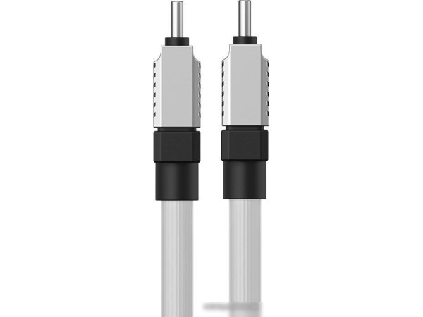 Кабель Baseus CoolPlay Series USB Type-C - USB Type-C (1 м, белый)
