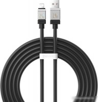 Кабель Baseus CoolPlay Series Fast Charging Cable 2.4A USB Type-A - Lightning (2 м, черный)