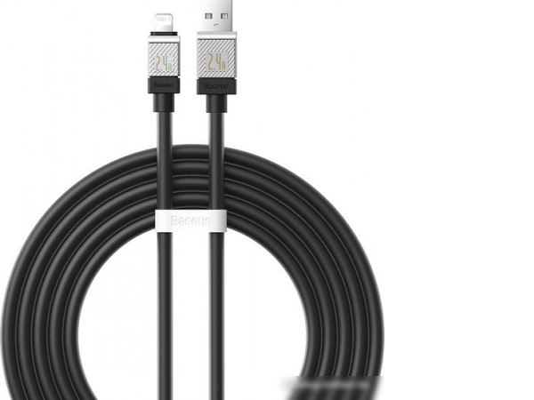 Кабель Baseus CoolPlay Series Fast Charging Cable 2.4A USB Type-A - Lightning (2 м, черный)