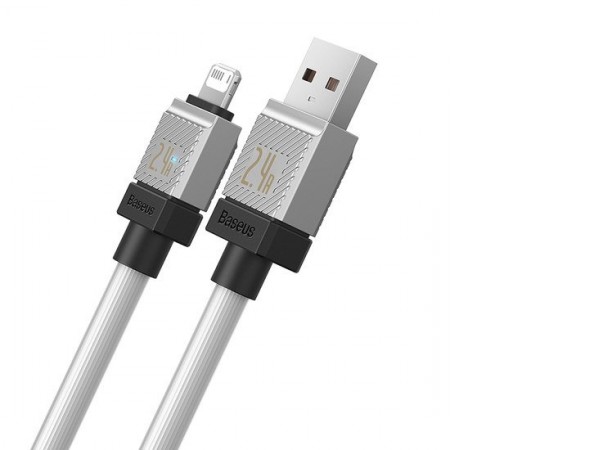 Кабель Baseus CoolPlay Series Fast Charging Cable 2.4A USB Type-A - Lightning (2 м, белый)