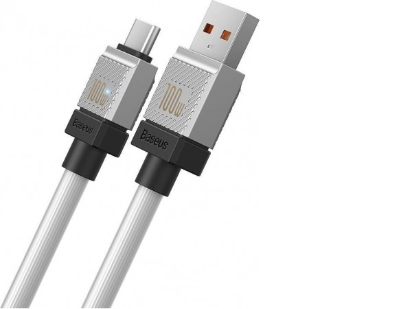 Кабель Baseus CoolPlay Series USB Type-A - USB Type-C (2 м, белый)