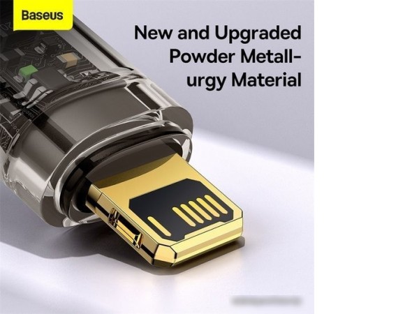 Кабель Baseus Explorer USB Type-A - Lightning (1 м, черный)