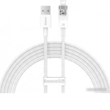 Кабель Baseus Explorer Series Fast Charging Cable with Smart Temperature Control 2.4A USB Type-A - Lightning (2 м, белый)