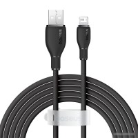 Кабель Baseus Pudding Series USB Type-A - Lightning (2 м, черный)