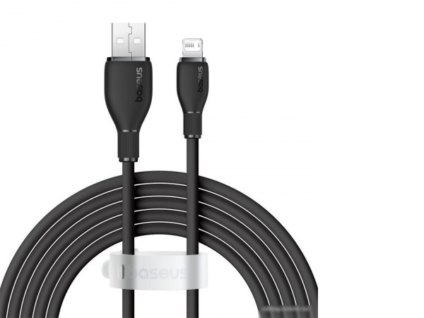 Кабель Baseus Pudding Series USB Type-A - Lightning (2 м, черный)