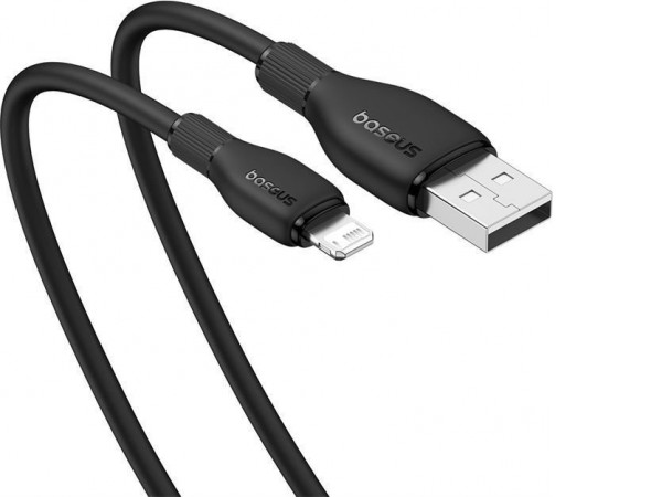 Кабель Baseus Pudding Series USB Type-A - Lightning (2 м, черный)