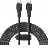 Кабель Baseus Pudding Series Fast Charging Cable 100W USB Type-C - USB Type-C (2 м, черный)