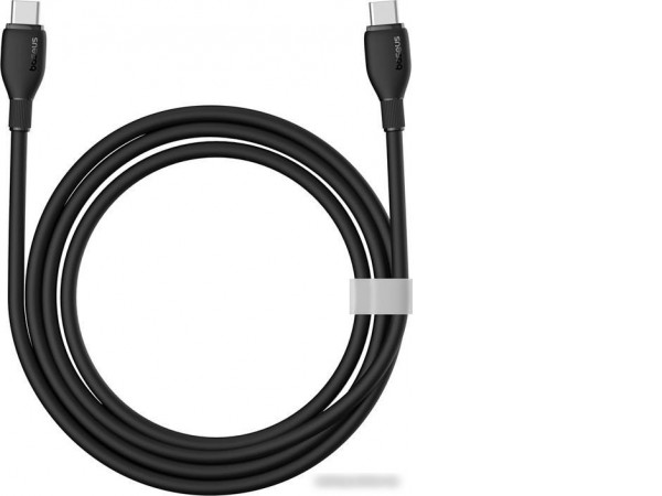 Кабель Baseus Pudding Series Fast Charging Cable 100W USB Type-C - USB Type-C (2 м, черный)
