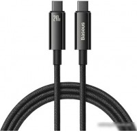 Кабель Baseus Tungsten Gold Fast Charging Data Cable USB Type-C - USB Type-C (1 м, черный)