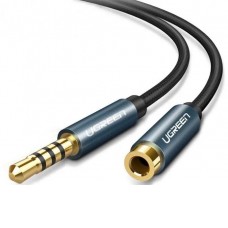 Кабель Ugreen AV118 3.5 мм - 3.5 мм (50 см, синий)