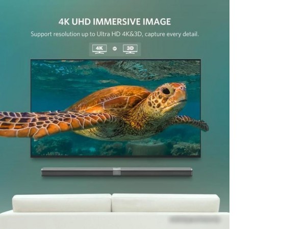 Кабель Ugreen DP102 10244 DisplayPort 1.2 - DisplayPort 1.2 (1 м, черный)