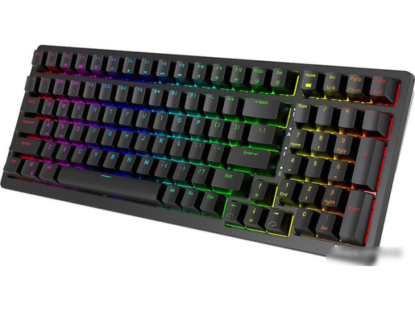 Клавиатура Royal Kludge RK98 RGB (черный, RK Red)