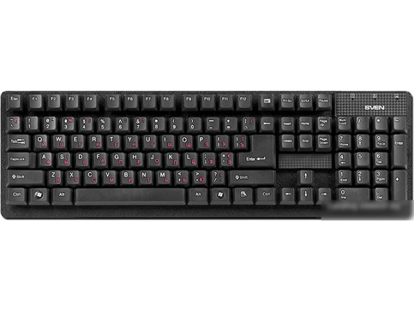 Клавиатура SVEN Standard 301 Black