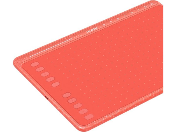 Графический планшет Huion HS611 (коралловый красный)