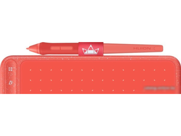 Графический планшет Huion HS611 (коралловый красный)