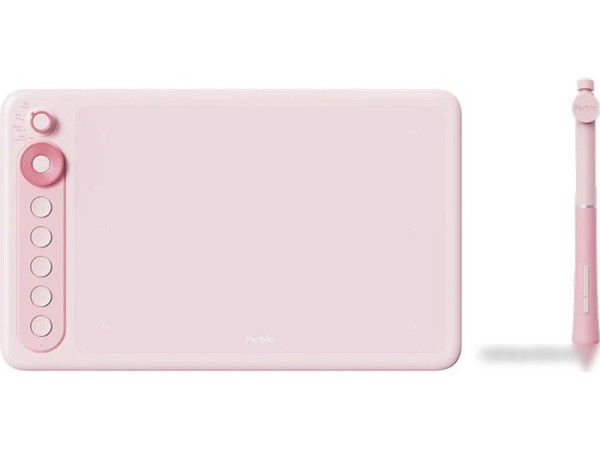 Графический планшет Parblo Intangbo X7 (розовый)
