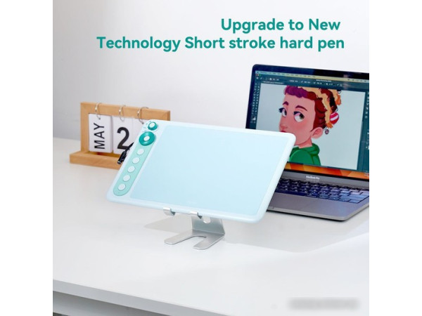 Графический планшет Parblo Intangbo X7 (розовый)