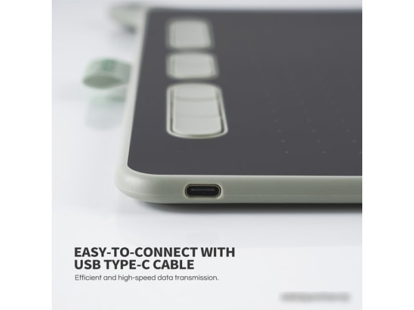 Графический планшет Parblo Ninos M (зеленый)