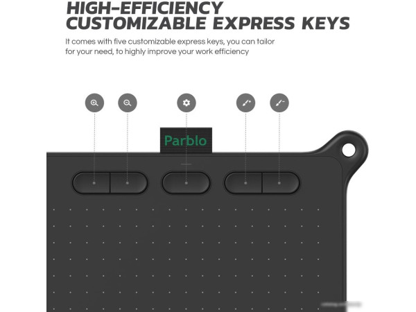 Графический планшет Parblo Ninos S (черный)