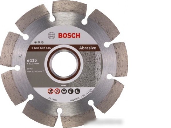 Отрезной диск алмазный Bosch Standard Abrasive 2608602615