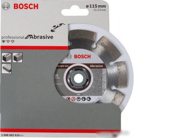Отрезной диск алмазный Bosch Standard Abrasive 2608602615