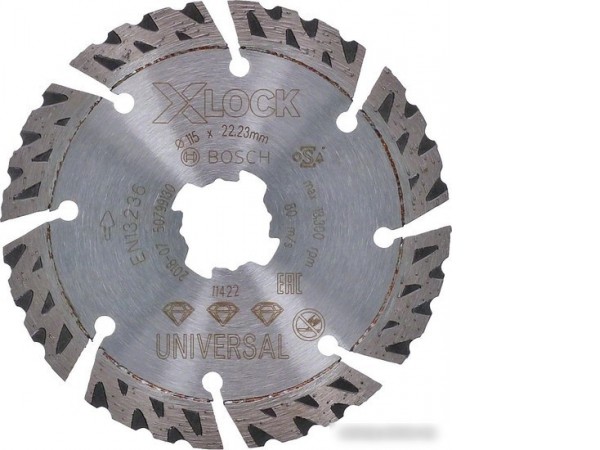 Отрезной диск алмазный Bosch X-Lock Best Universal 2608615161