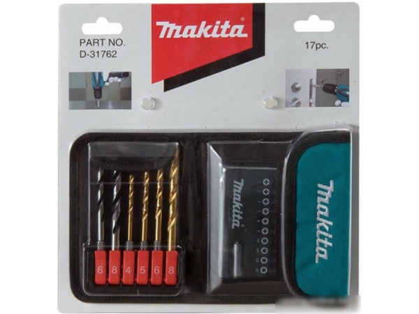 Набор оснастки Makita D-31762 (17 предметов)