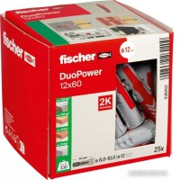 Дюбель универсальный Fischer DuoPower 12 x 60 538253 (25 шт)